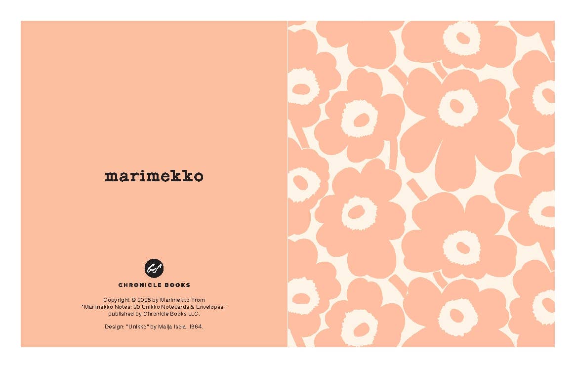 MARIMEKKO NOTECARD SET - 20/UNIKKO PASTEL