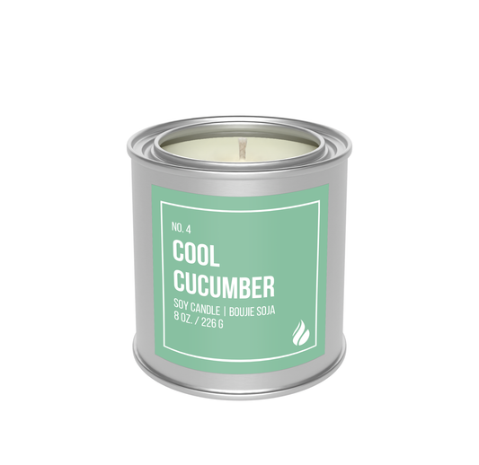 CANDLE, SOY WAX  - COOL CUCUMBER