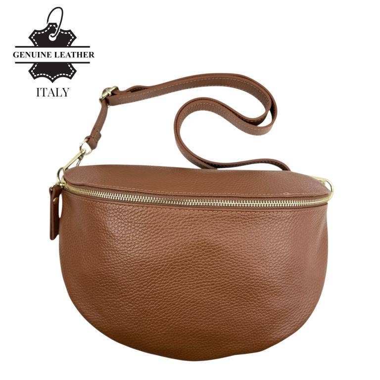 ITALIAN LEATHER - FANNY PACK, LARGE