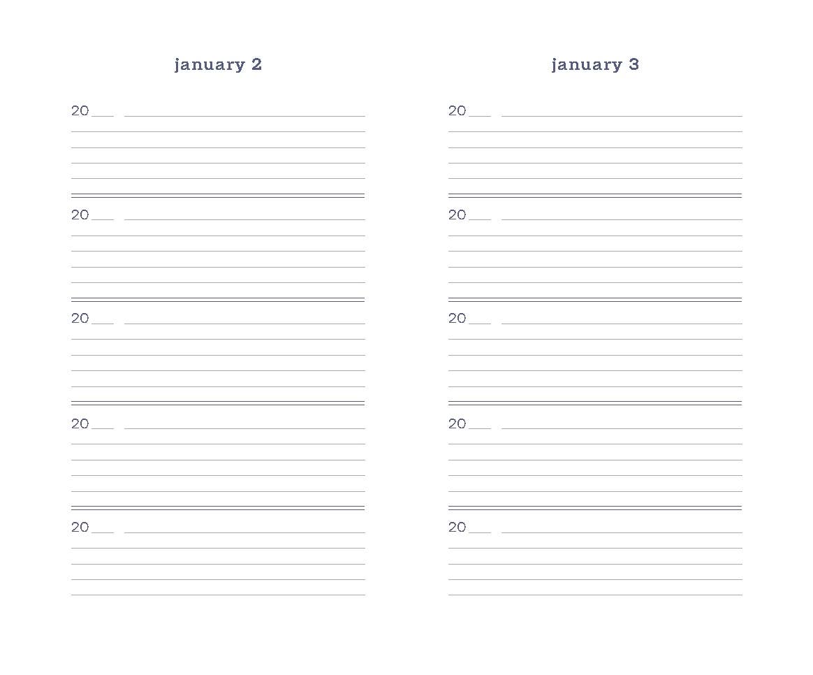 MARIMEKKO JOURNAL W/LINES - UNIKKO BLUE