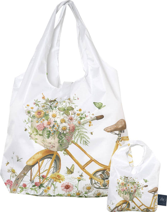 SHOPPING BAG - FLOWER BIKE