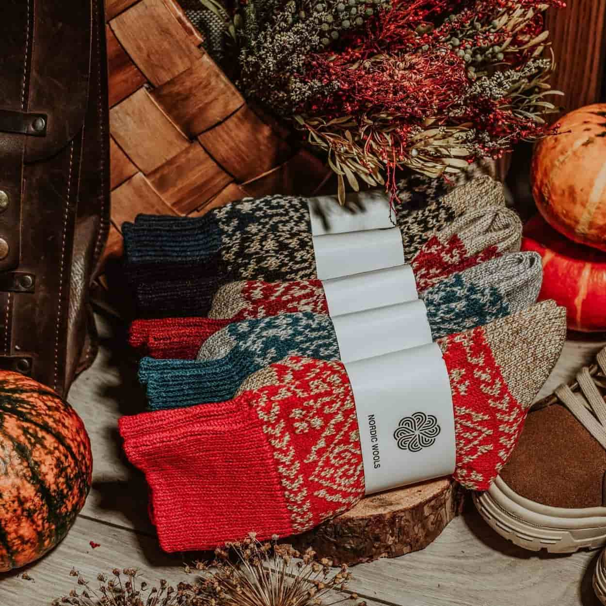 NORDIC SOCKS, UNISEX - COZY ZELTA