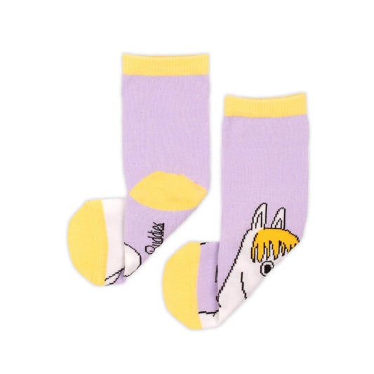MOOMIN SOCKS (SNORKMAIDEN), KIDS - LILAC/YELLOW