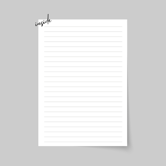 MY BUSY NOTEBOOK - LINED