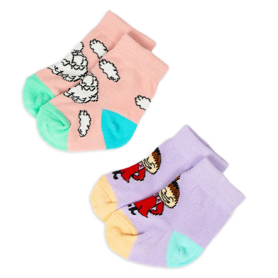 MOOMIN BABY SOCKS - DOUBLE PACK