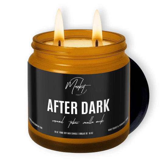CANDLE, SOY WAX - AFTER DARK 16oz