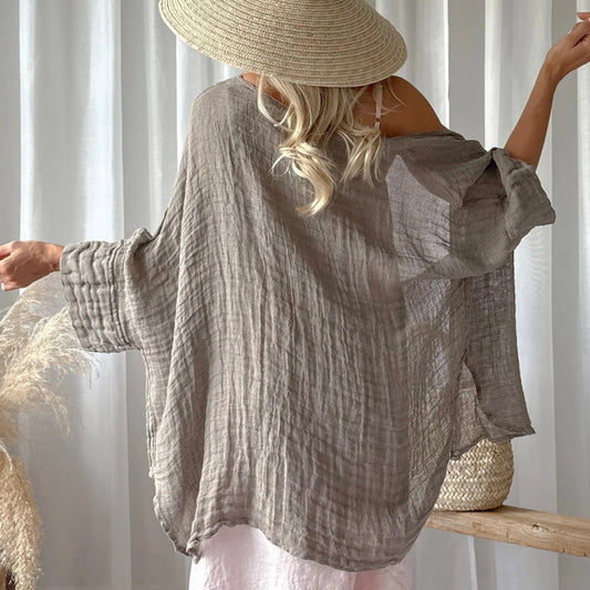 JACKET LINEN, CASTILLO - TAUPE