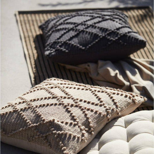 PILLOW, BEIGE OR GREY - AIDA