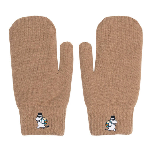 MOOMIN MITTENS - MOOMINPAPPA, CARAMEL