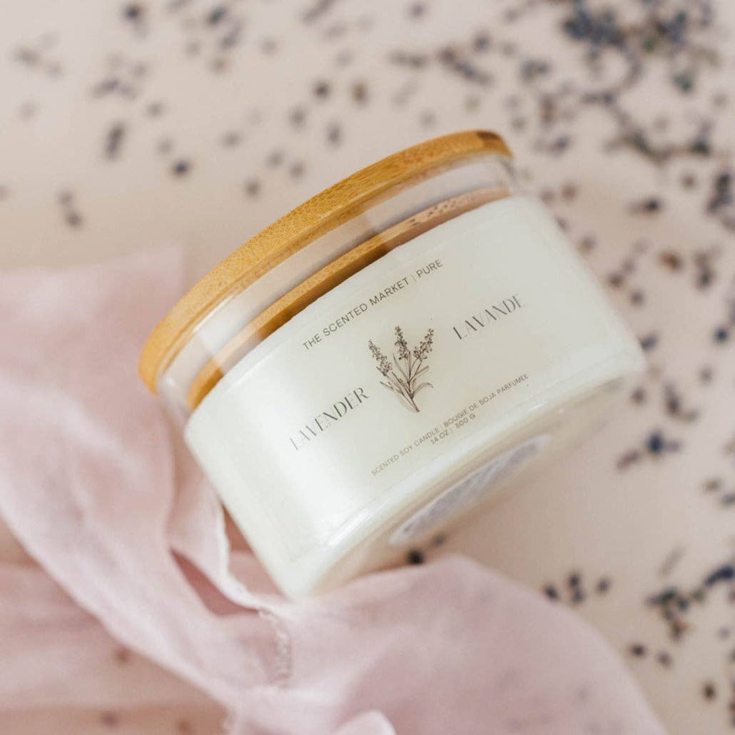 CANDLE (SOY WAX) - LAVENDER 14oz