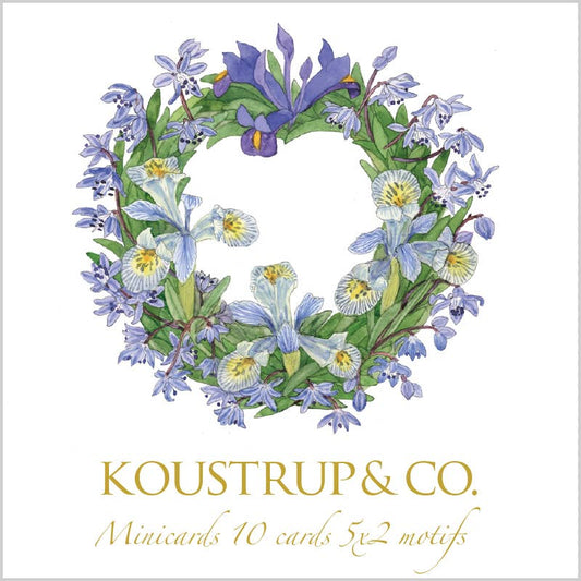 MINICARDS, SQUARE - WREATHS