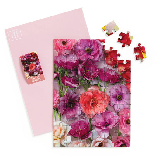 GREETING CARD PUZZLE - RANUNCULUS