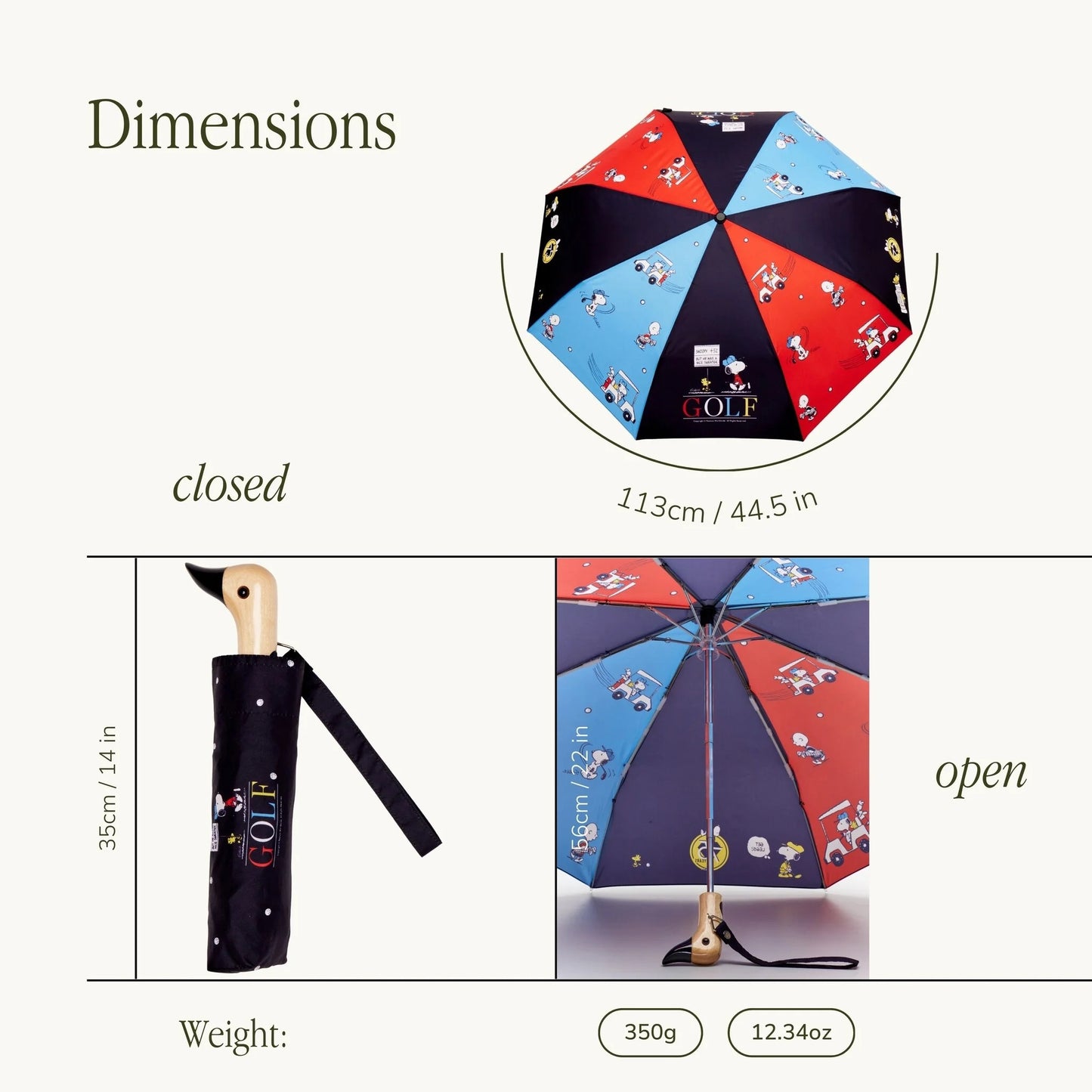 DUCKHEAD UMBRELLA, NAVY - GOLF