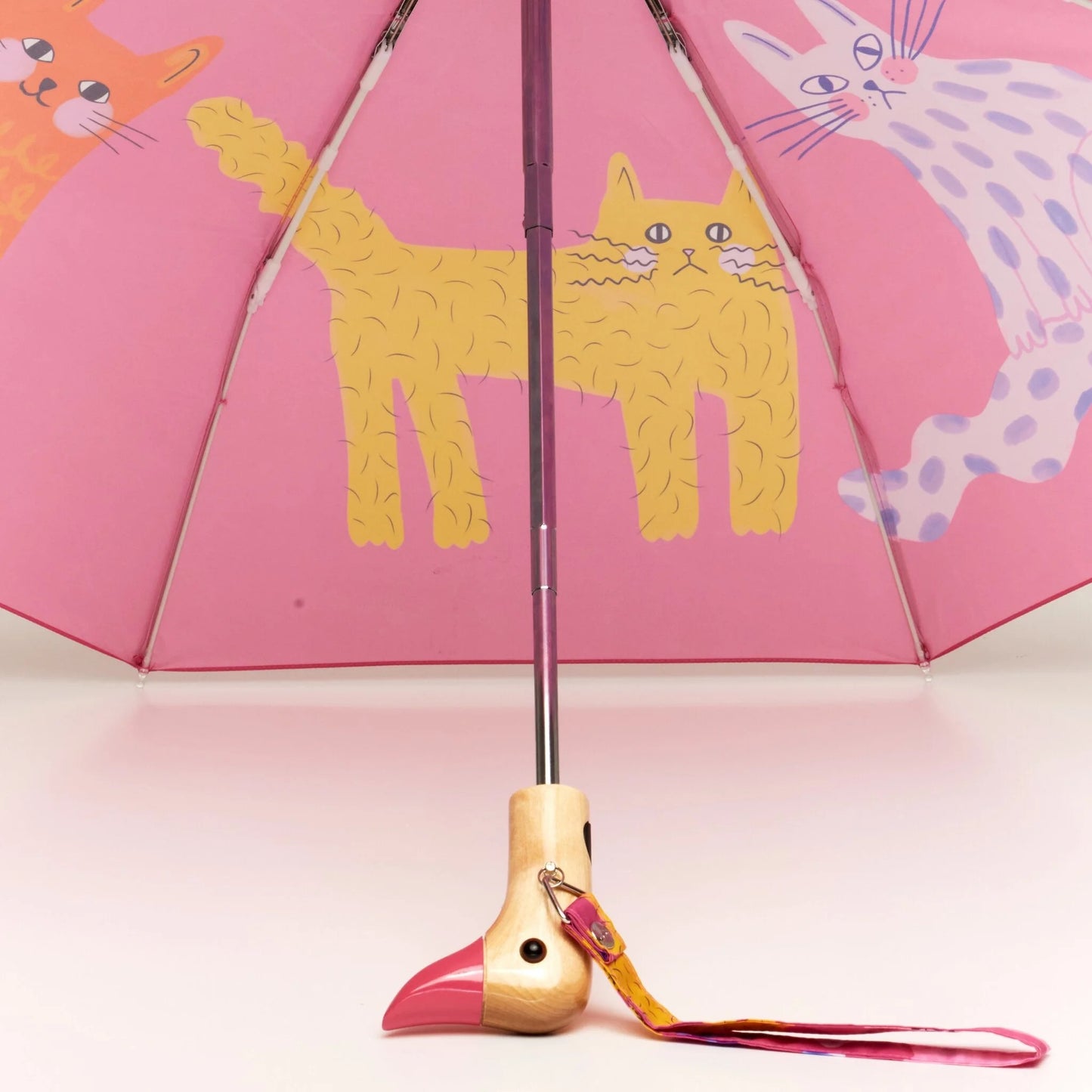 DUCKHEAD UMBRELLA, PINK - CATS