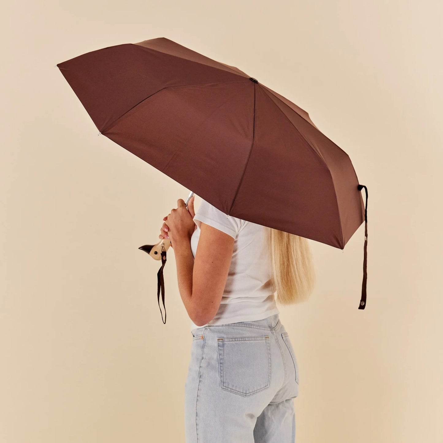 DUCKHEAD UMBRELLA, BROWN - ESPRESSO