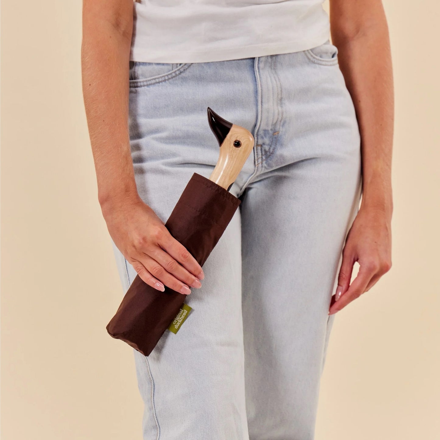 DUCKHEAD UMBRELLA, BROWN - ESPRESSO
