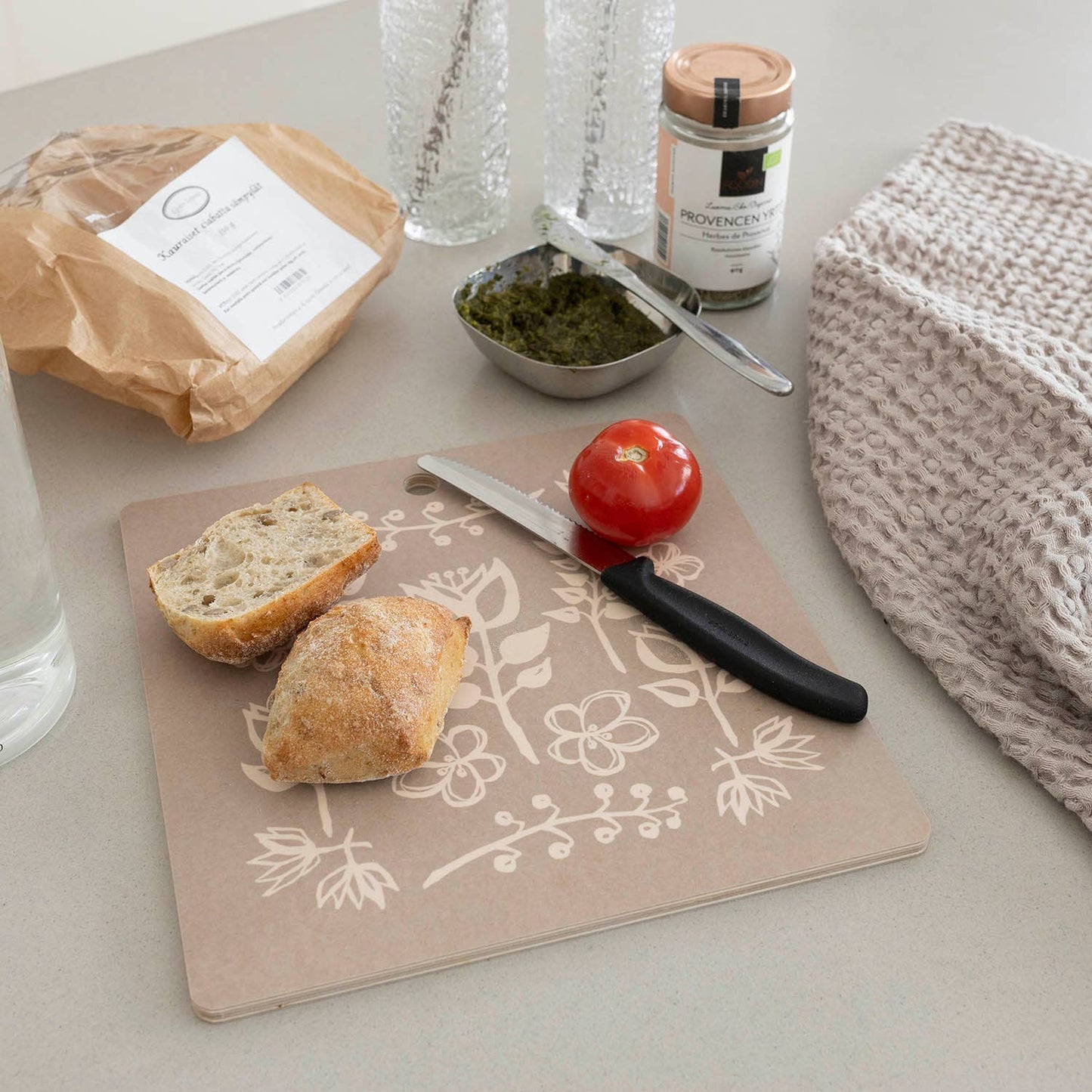 CUTTING BOARD, MAGIC GARDEN - LIGHT