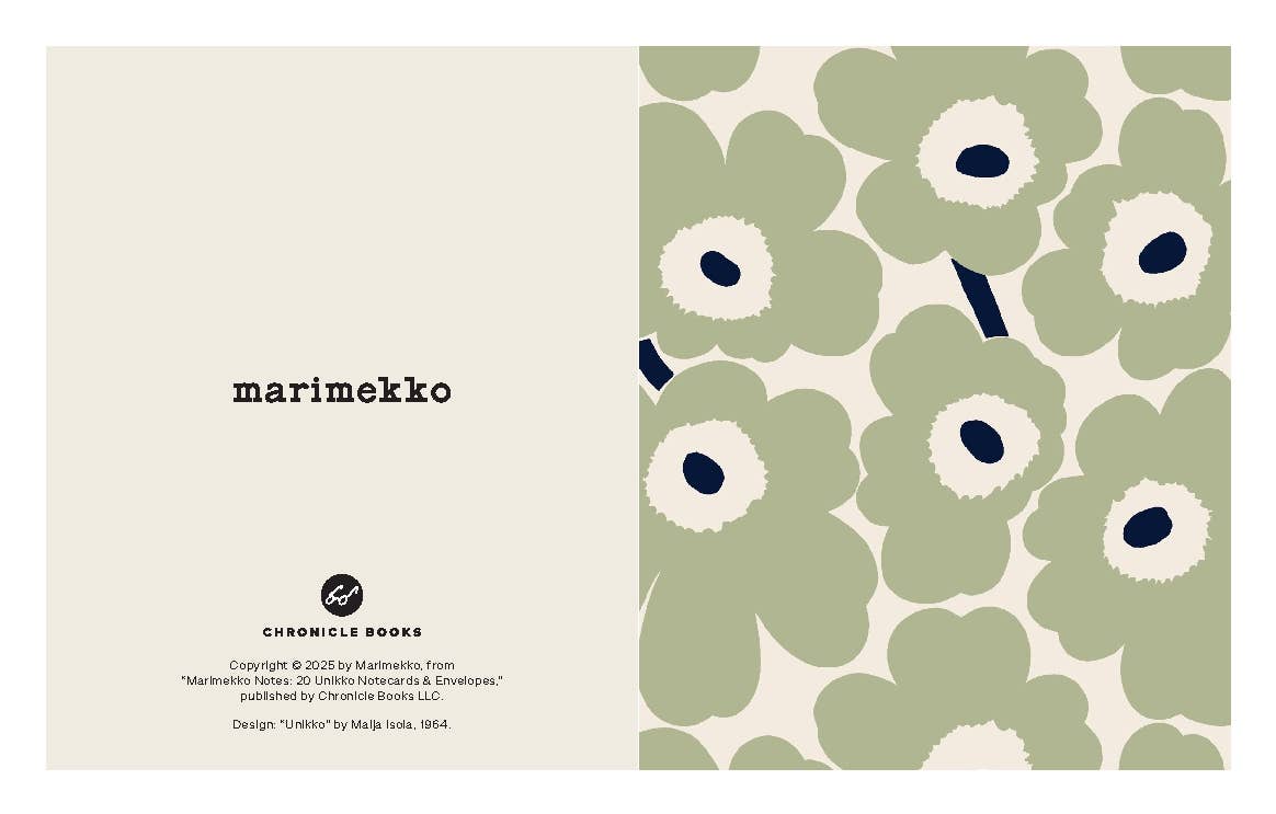 MARIMEKKO NOTECARD SET - 20/UNIKKO PASTEL