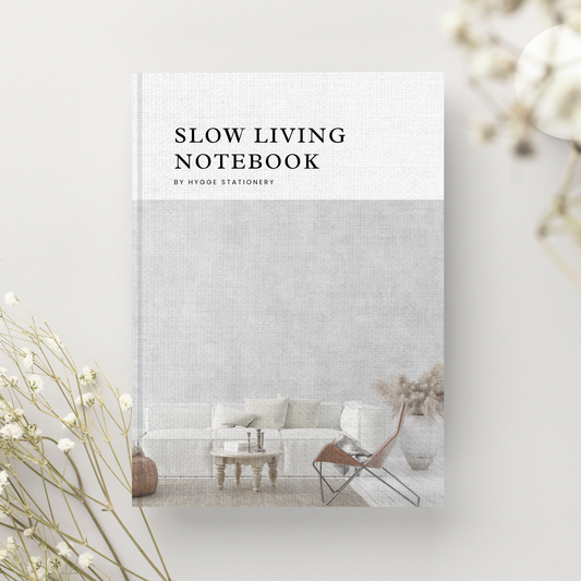 NOTEBOOK, SLOW LIVING - LINED