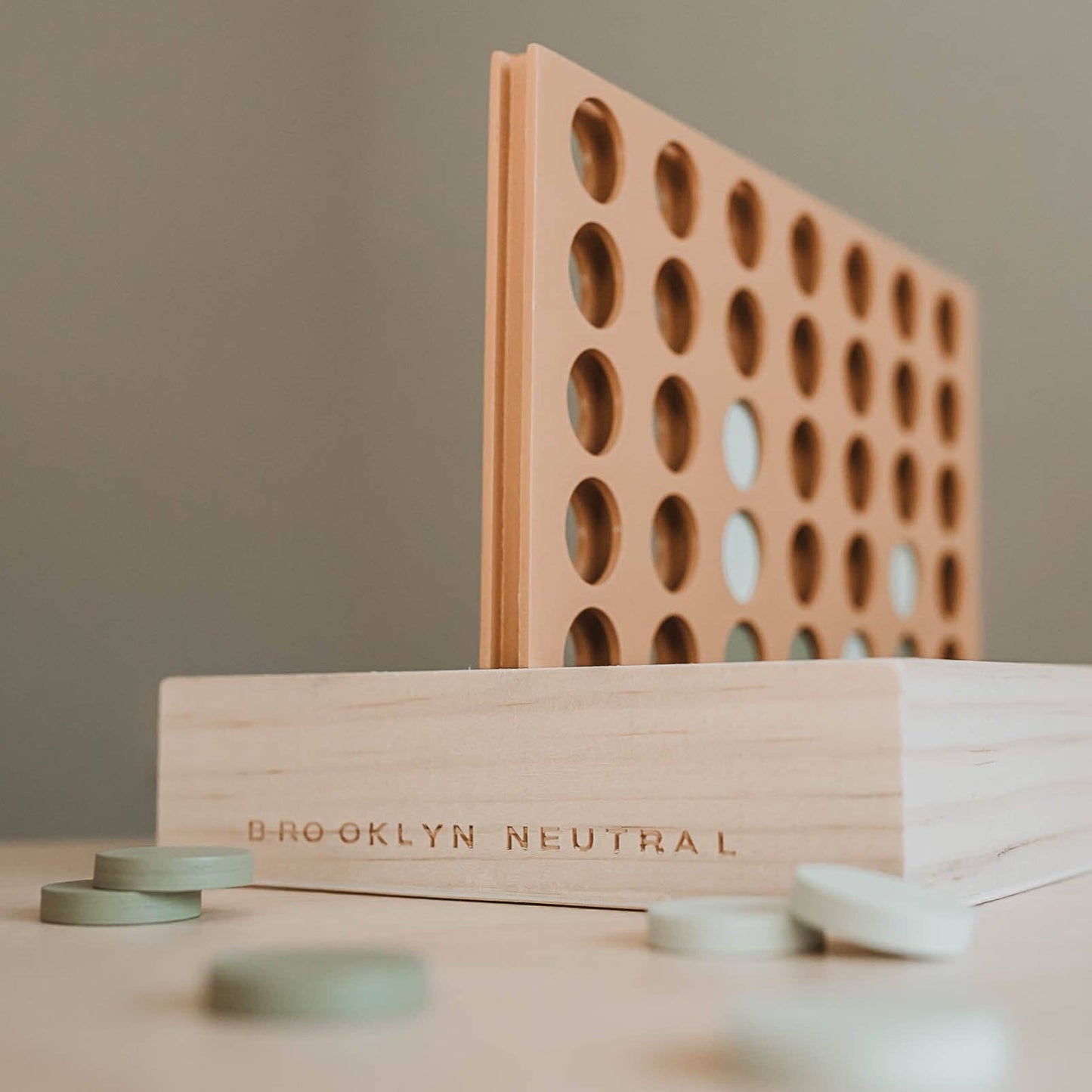 WOODEN FOUR IN A ROW