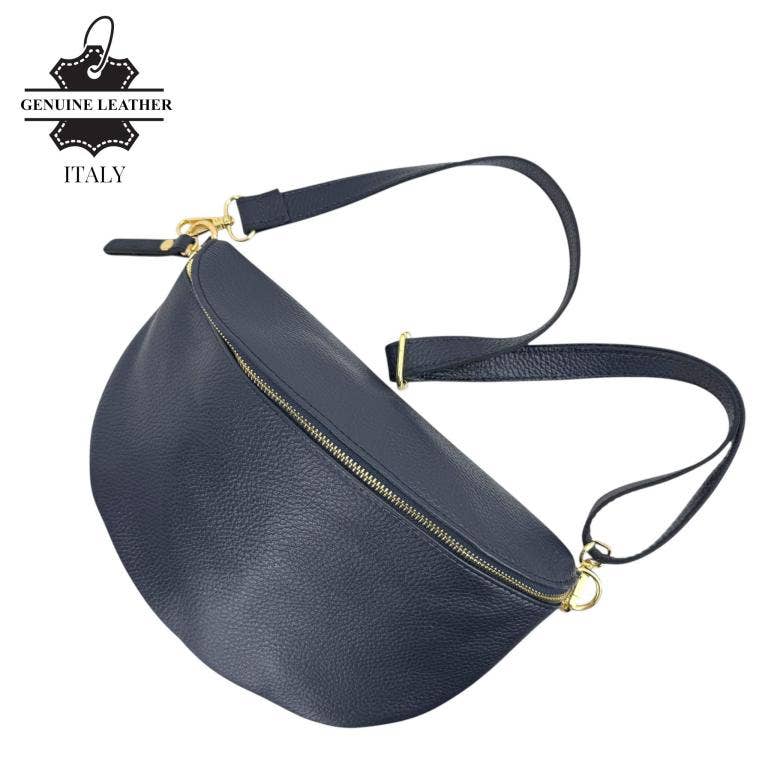 ITALIAN LEATHER - FANNY PACK, LARGE