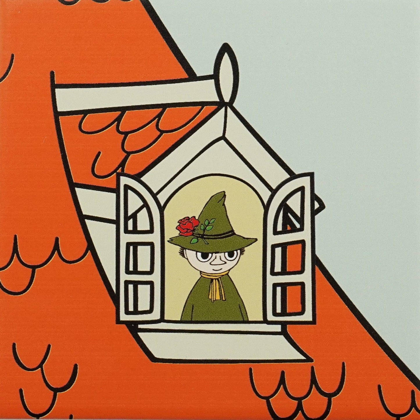 MOOMIN COASTERS, SET OF 4 - MOOMINHOUSE, CERAMIC