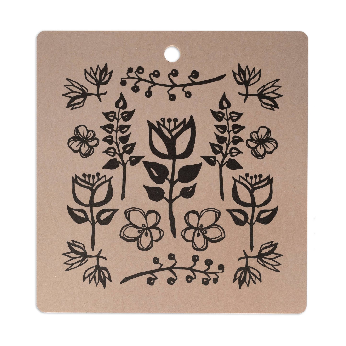 CUTTING BOARD, MAGIC GARDEN - DARK