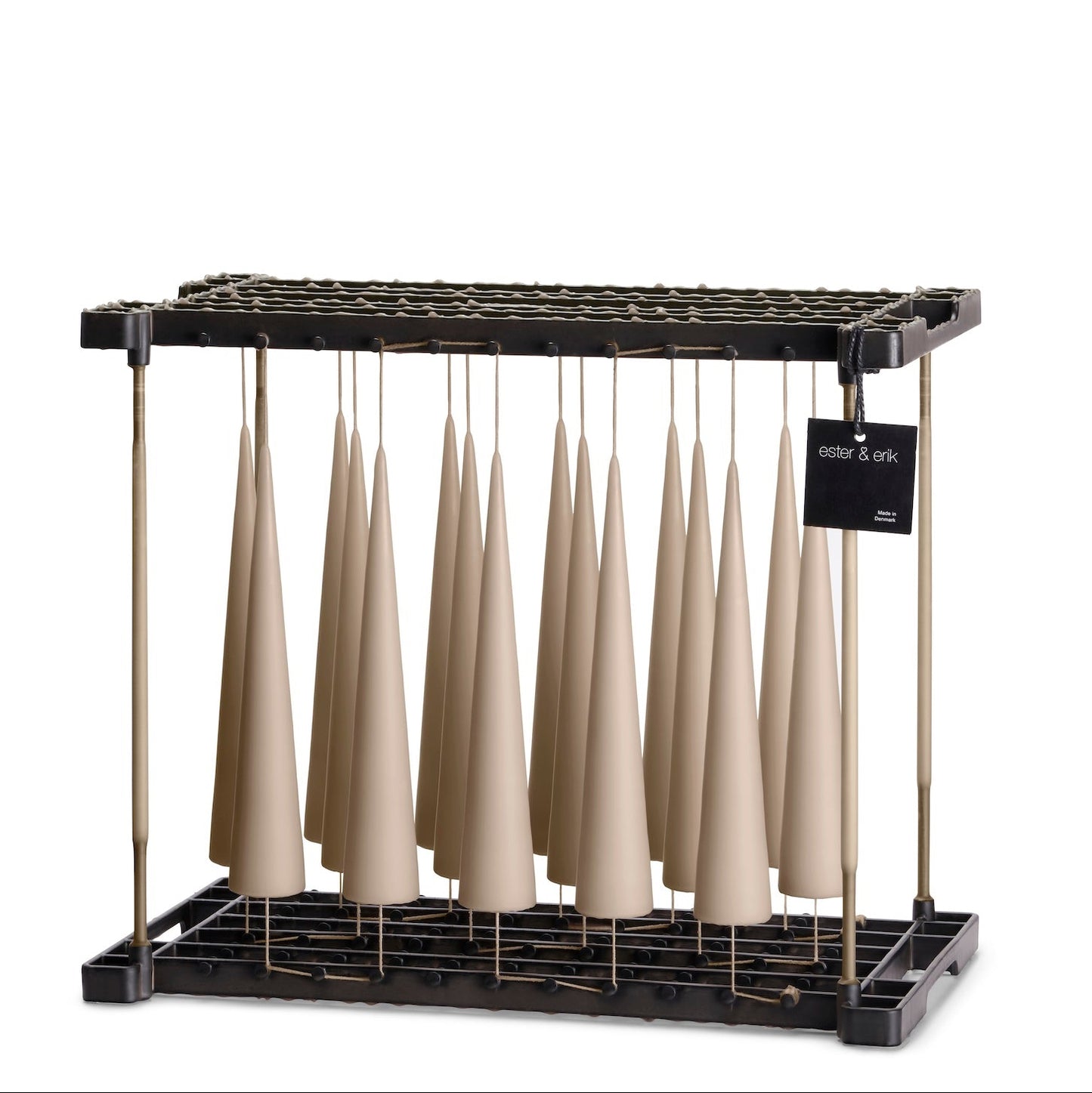 ESTER & ERIK, CONE CANDLE - NOUGAT NOTE, 9.7"