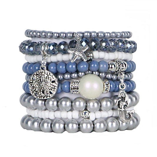 BRACELETS, SET of 9 - BREEZE