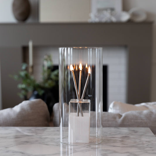 VASE, HURRICANE - FOR EVERLASTING CANDLES