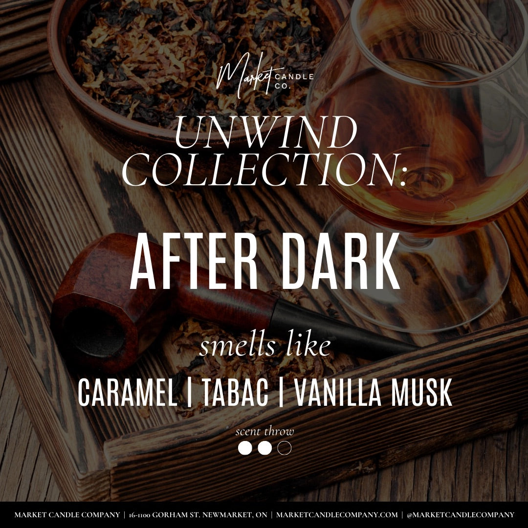 CANDLE, SOY WAX - AFTER DARK 16oz
