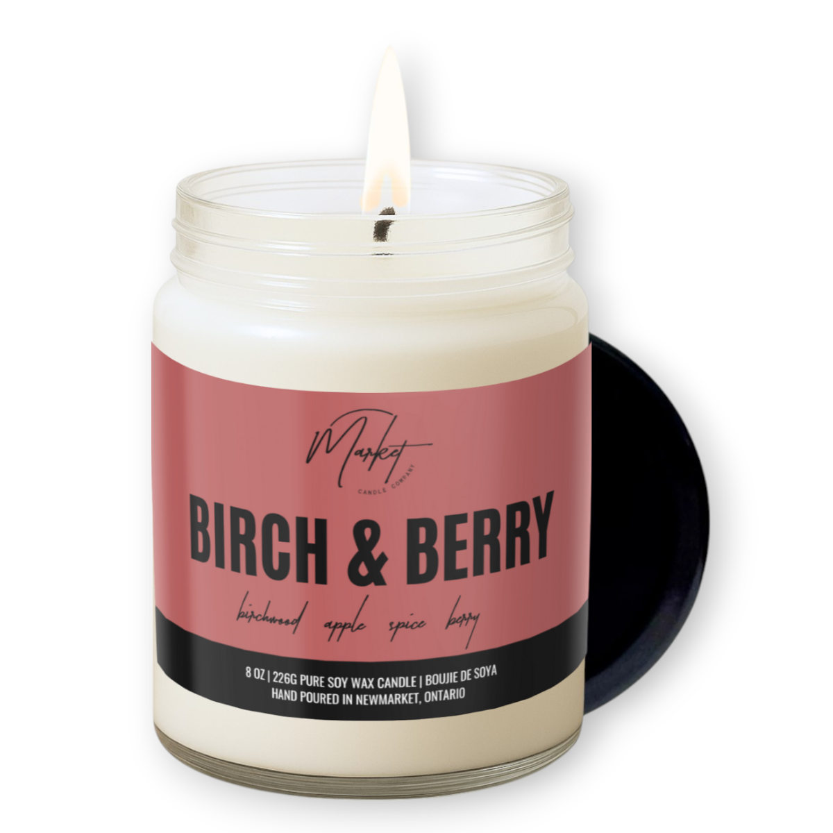 CANDLE (SOY WAX) - BIRCH & BERRY 8oz