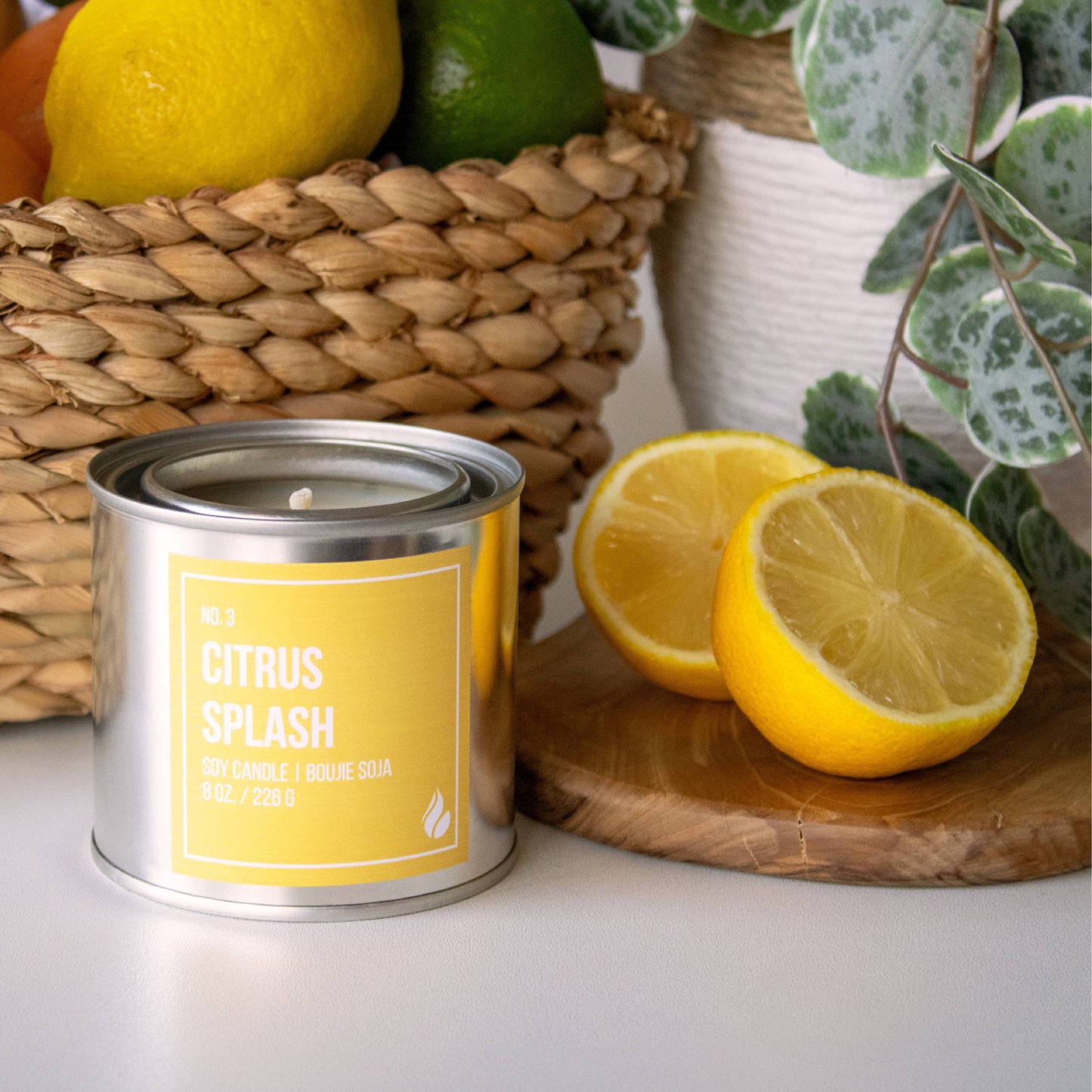 CANDLE, SOY WAX - CITRUS SPLASH