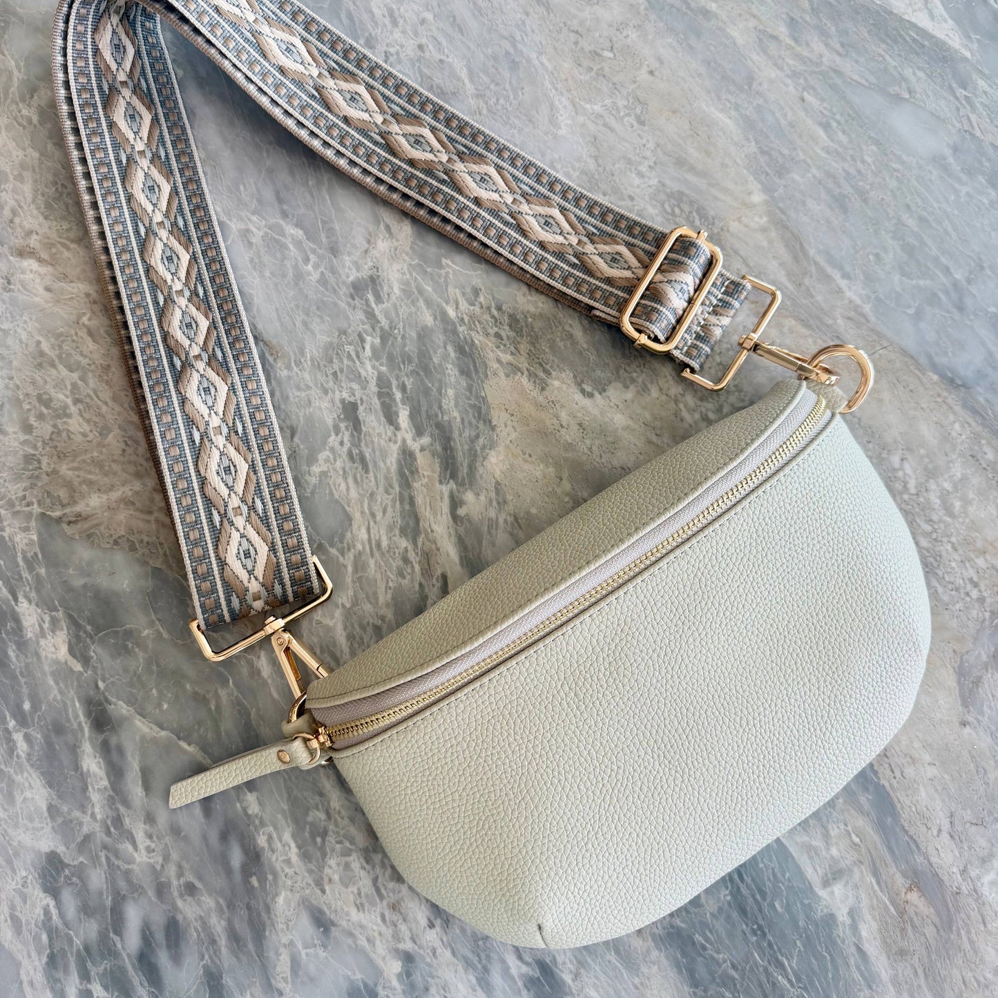 BAG STRAP - GREYSTONE DIAMOND