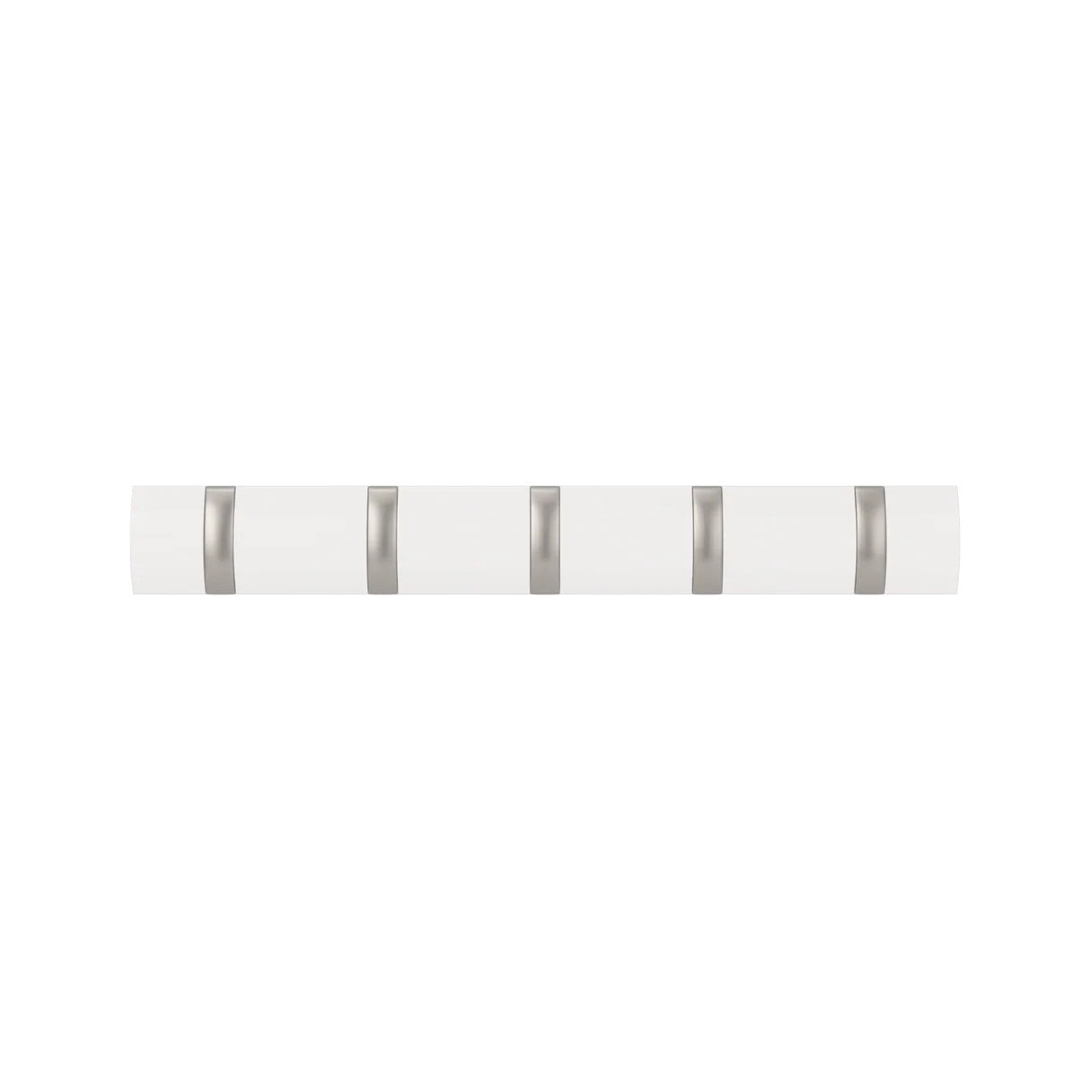 WALL MOUNTED HOOK - WHITE/NICKEL
