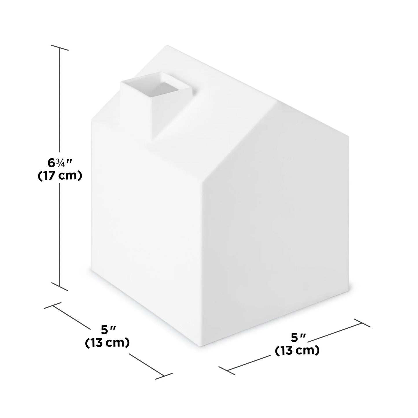 TISSUE BOX COVER - WHITE