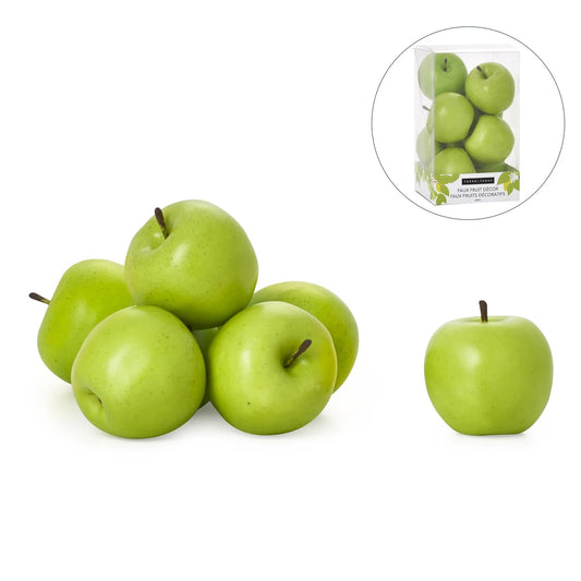 DECOR SET, FAUX APPLES (8pcs)