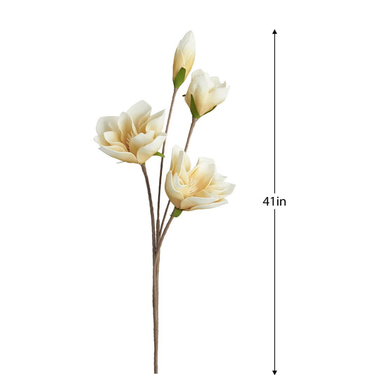 FLORAL STEM, MAGNOLIA - YELLOW
