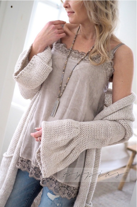 NICOLE TOP - TAUPE