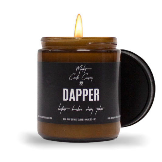 CANDLE (SOY WAX), DAPPER 8oz